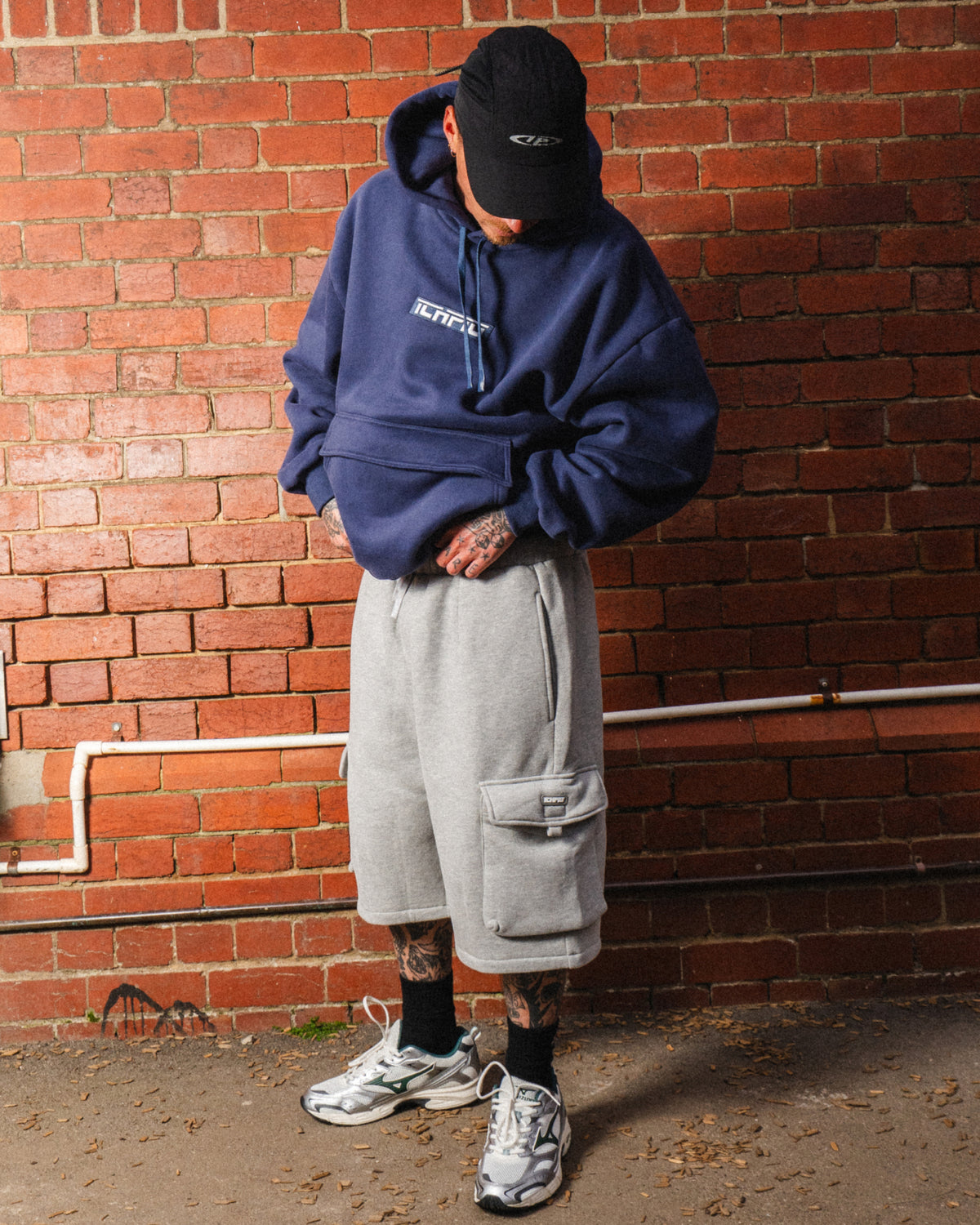 Strike Anorak Hood - Ink