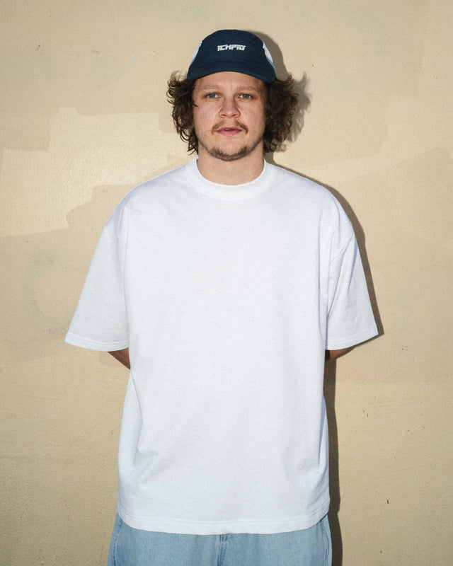 Aus Heavyweight Tee - White