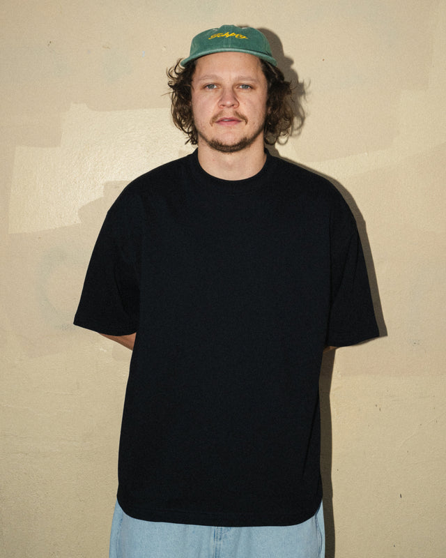 Aus Heavyweight Tee - Black
