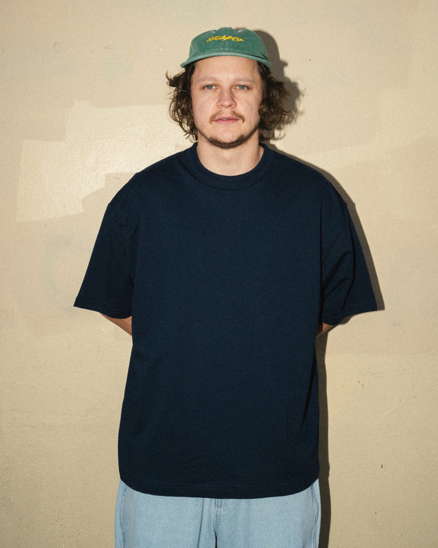 Aus Heavyweight Tee - Navy
