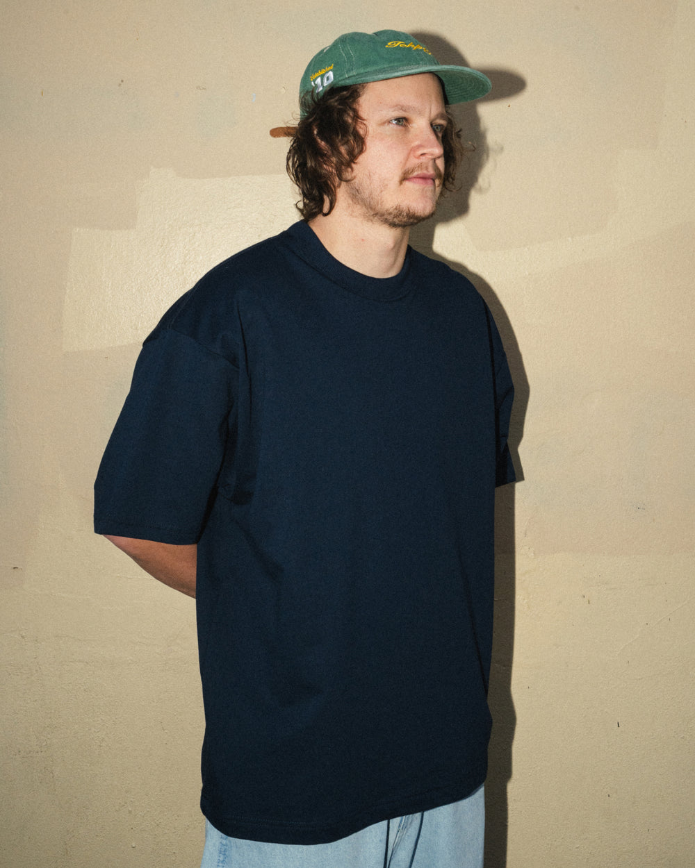 Aus Heavyweight Tee - Navy