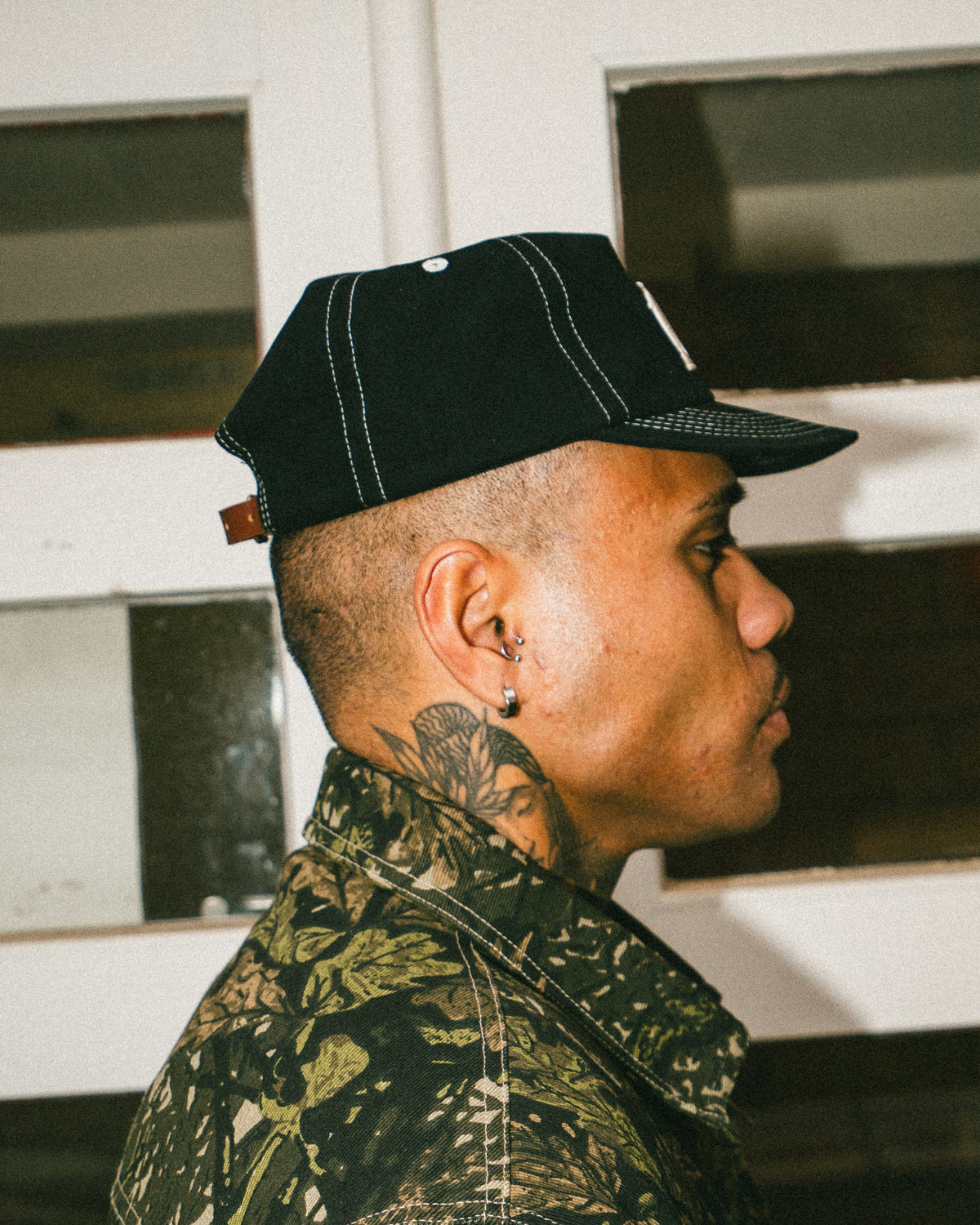 Monogram Ball Cap - Black