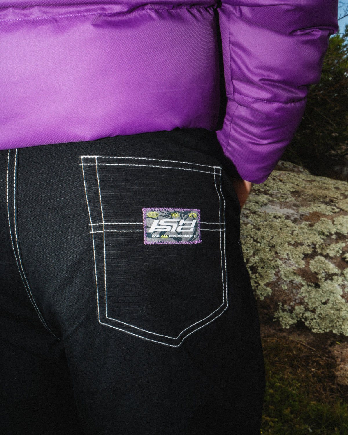 Ripstop Utility Pants - Black