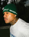 Sports Reversible Skull Beanie - Light Grey / Dark Teal