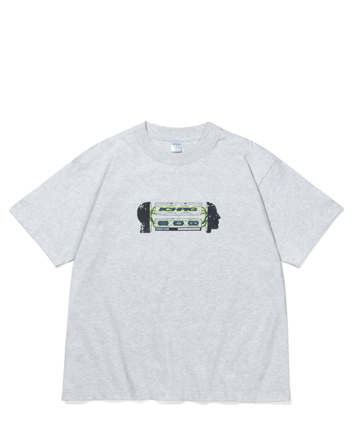 Headwave Tee - White Marle