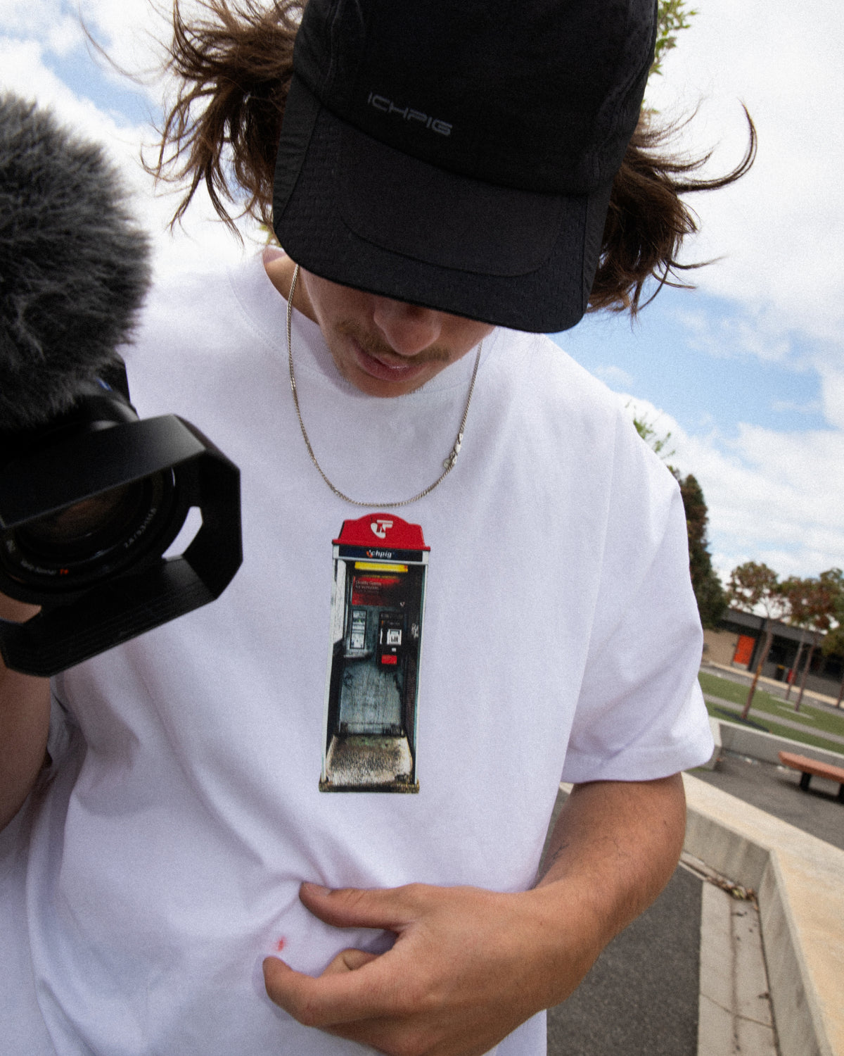 Phone Box Tee - White