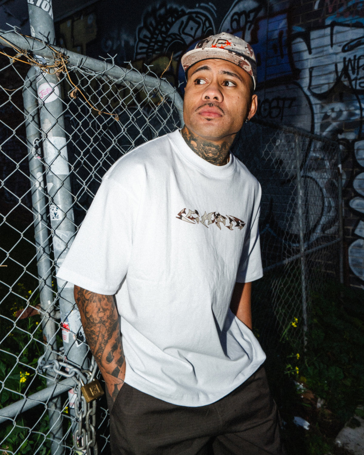 Desert Razor Tee - White