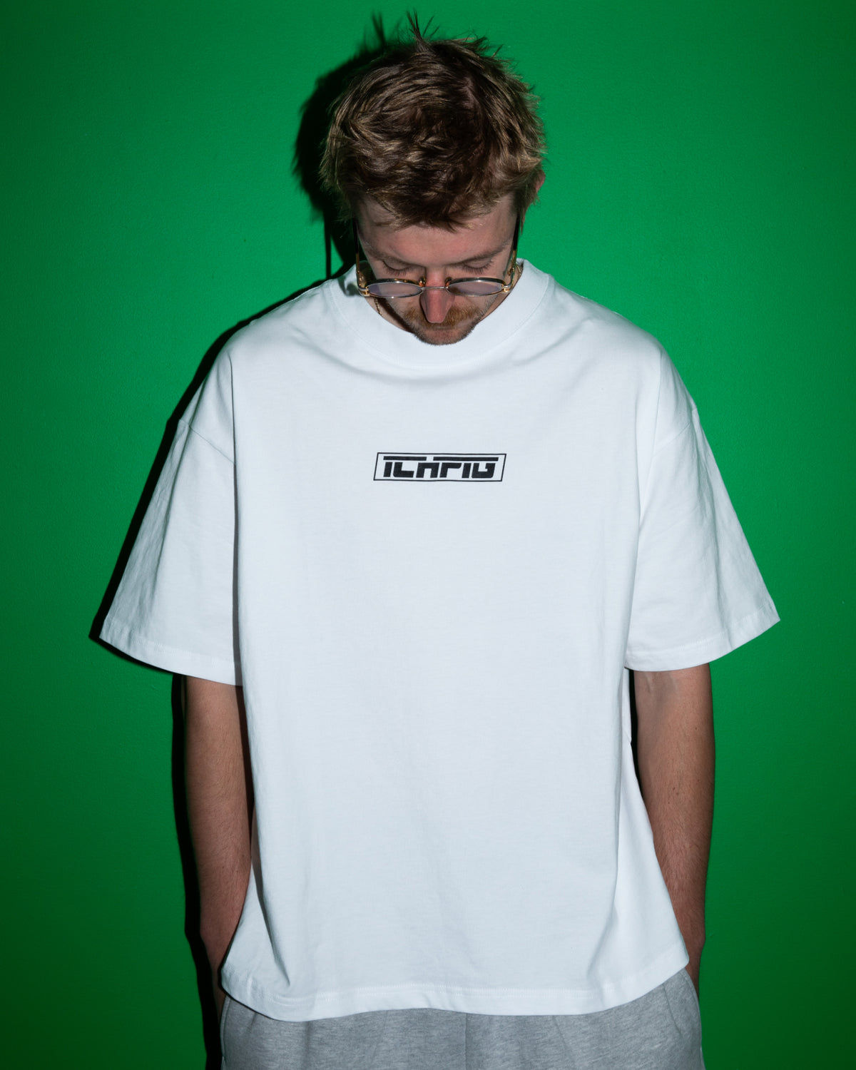 Strike Logo Tee - White / Black