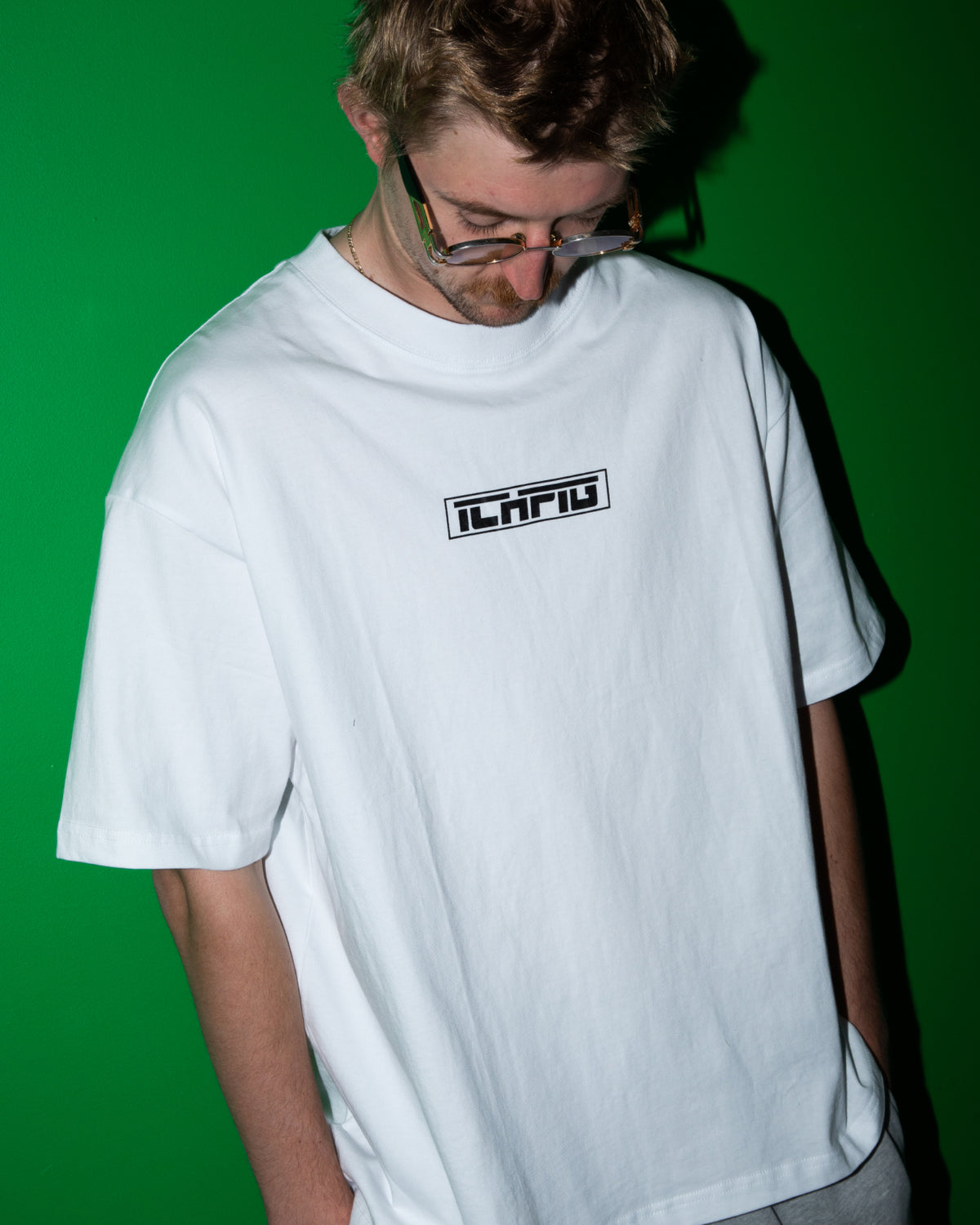 Strike Logo Tee - White / Black