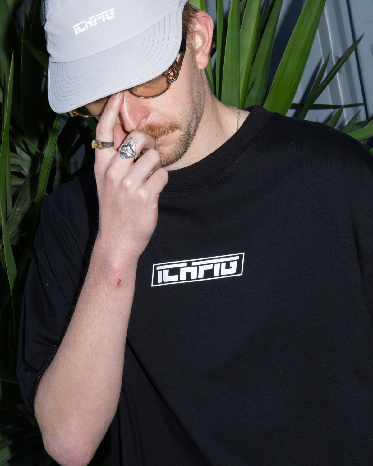 Strike Logo Tee - Black / White