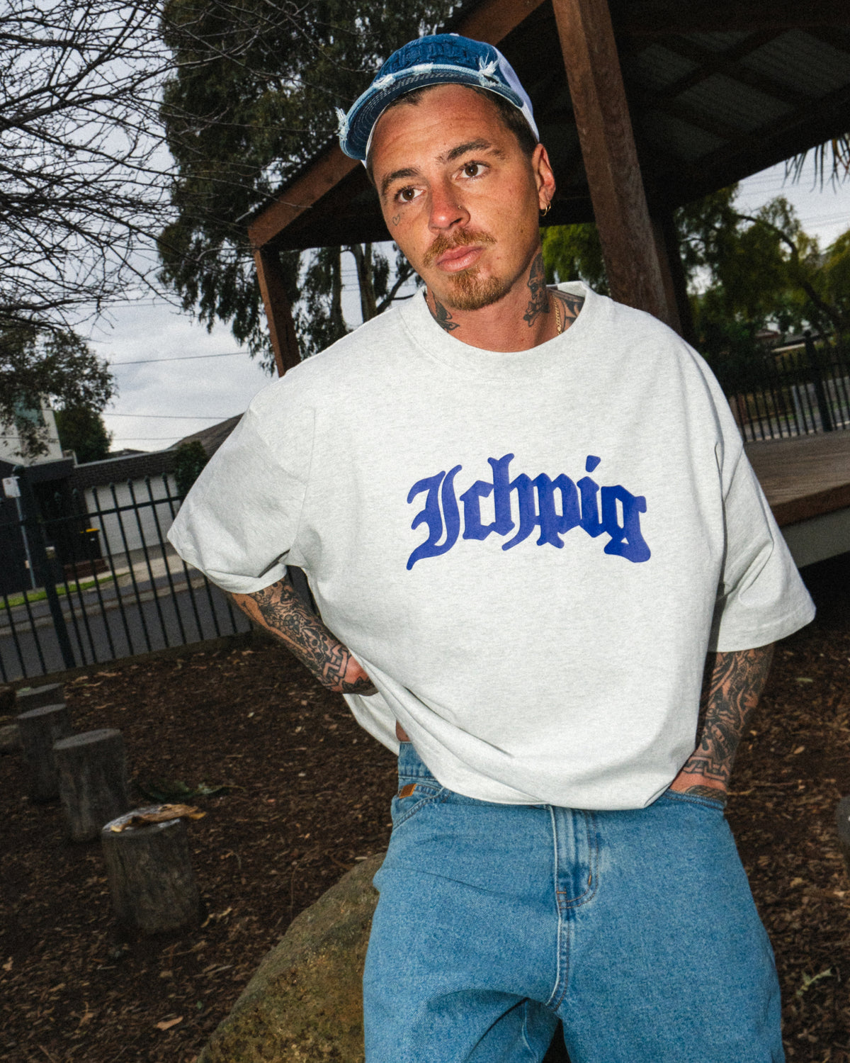 Legions Tee - White Marle