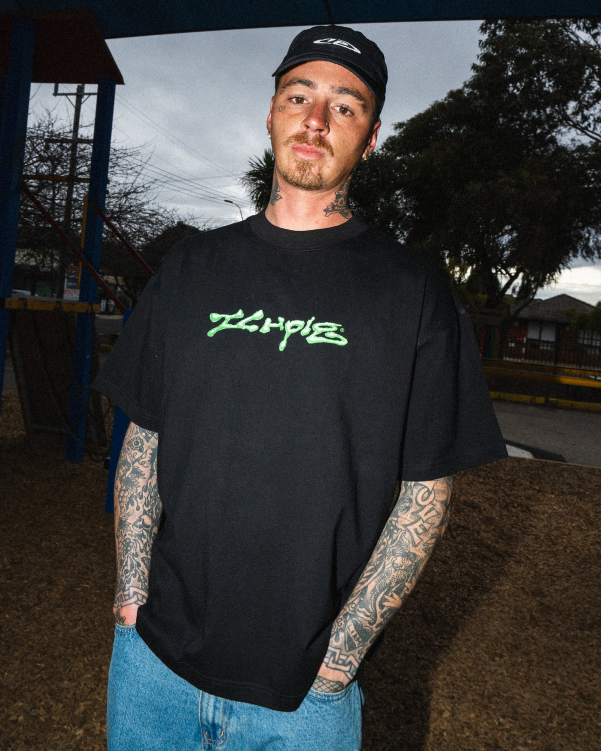 Slime Gel Tee - Black