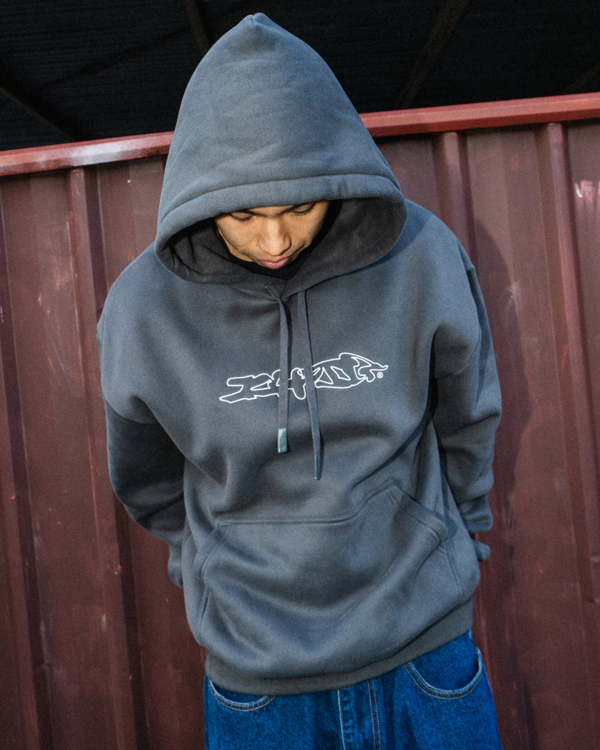 Distort Pullcord Hood - Vintage Black