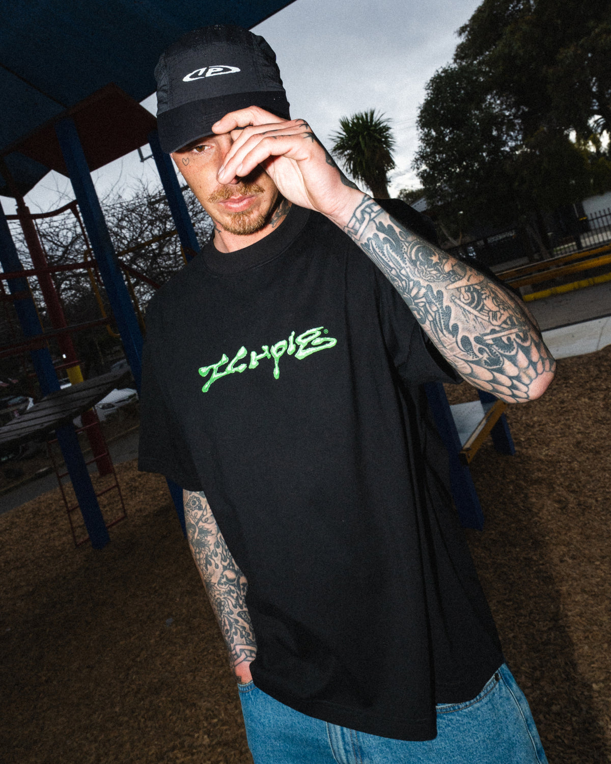 Slime Gel Tee - Black