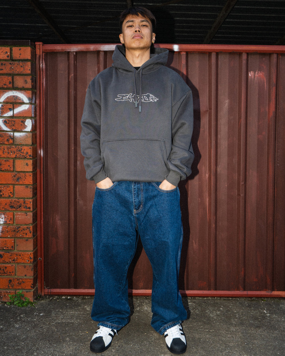 Distort Pullcord Hood - Vintage Black