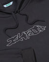Distort Pullcord Hood - Vintage Black