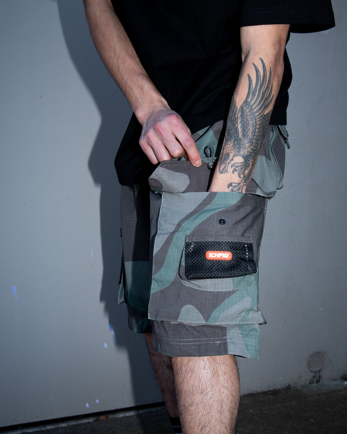 Ripstop Terrain Cargo Shorts - Glyph Camo