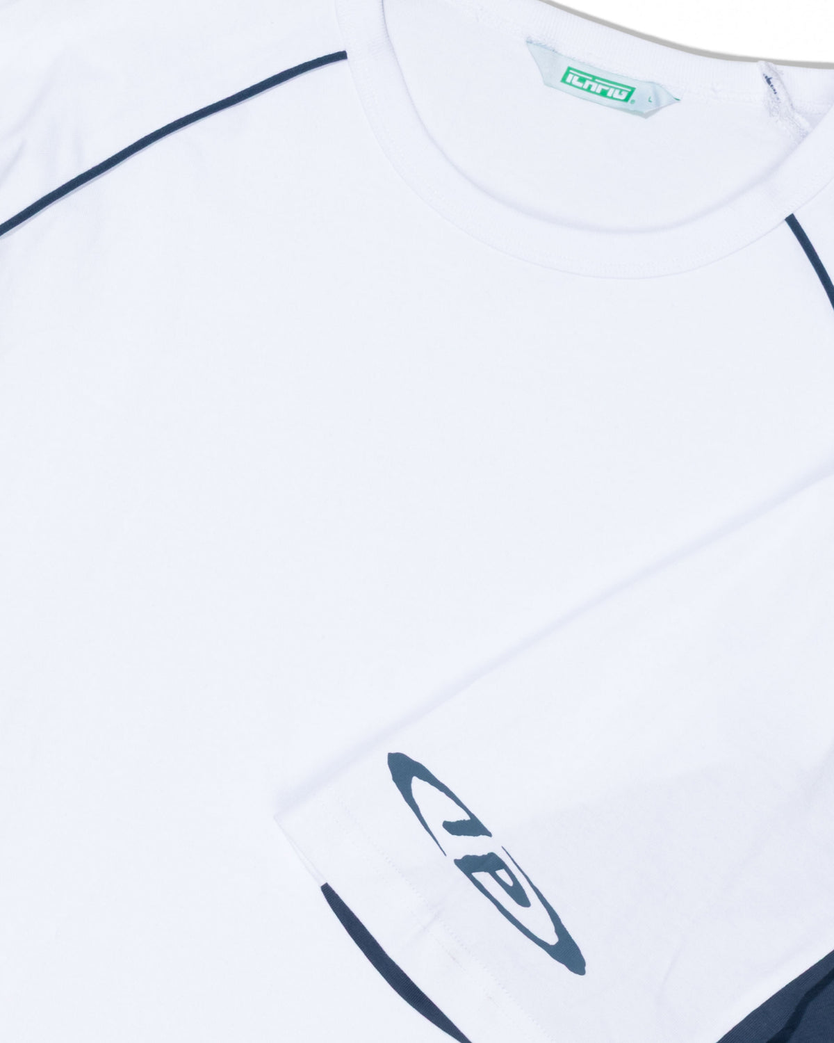 Optic Panel Tee - White