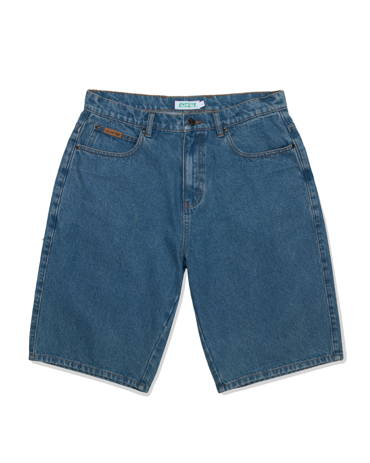 Pigasus Denim Shorts - Washed Indigo