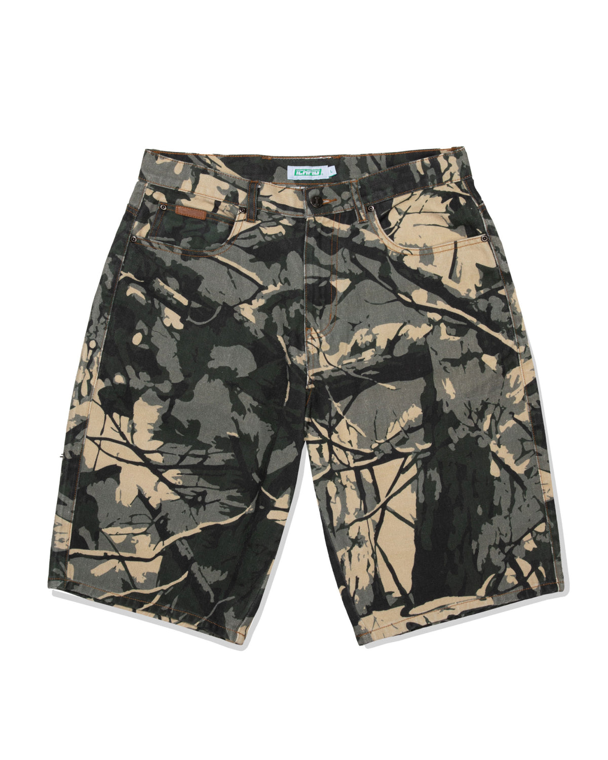 Pigasus Denim Shorts - Tree