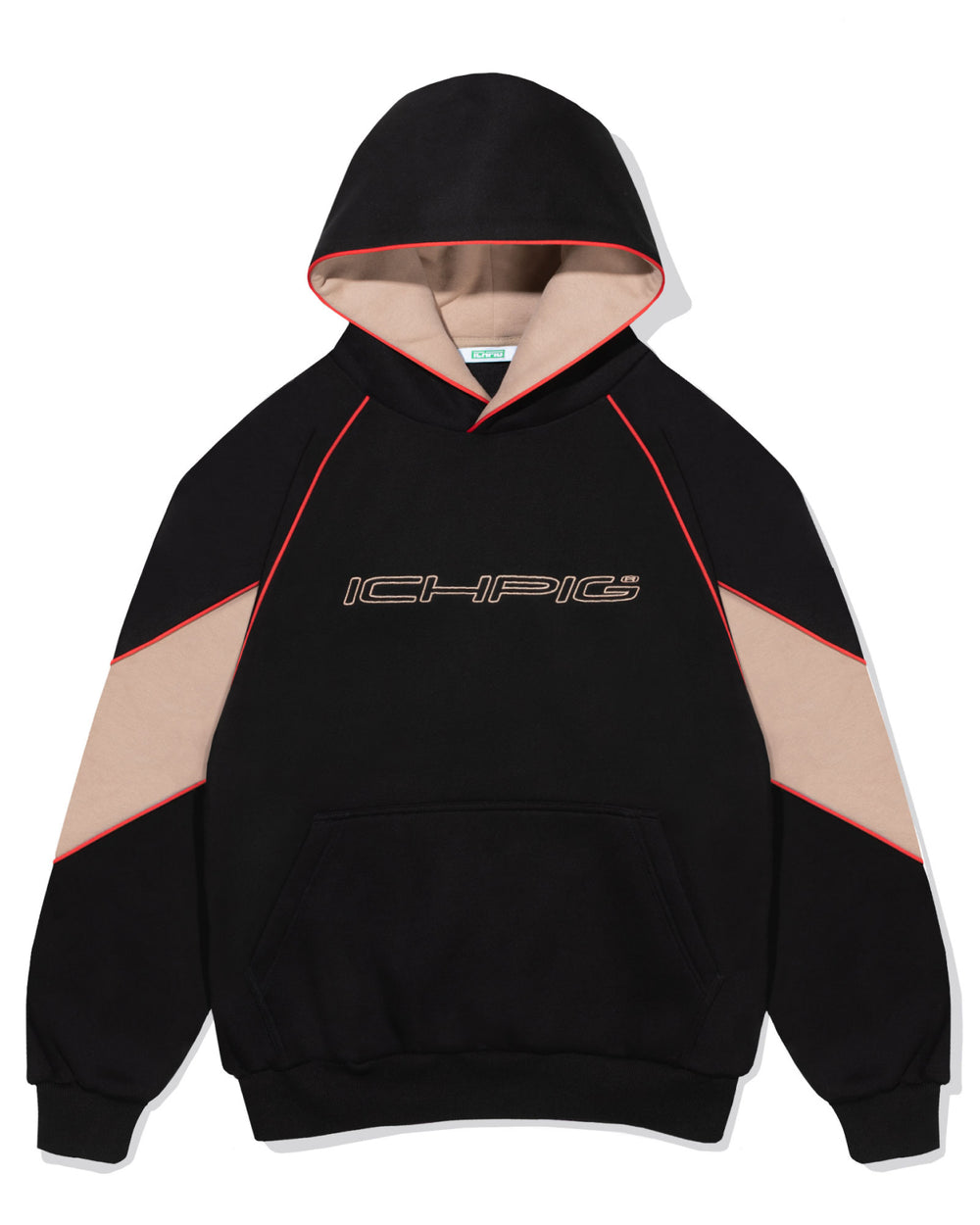 Sportsline Panel Hood - Black / Camel
