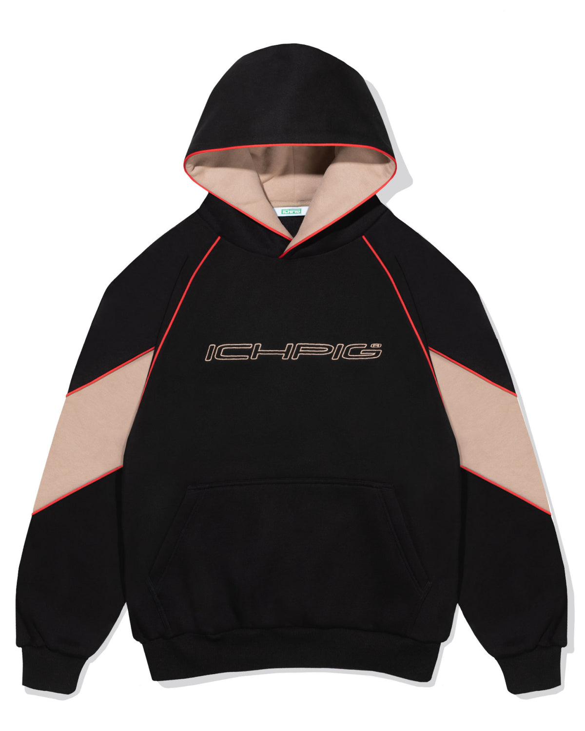 Sportsline Panel Hood - Black / Camel