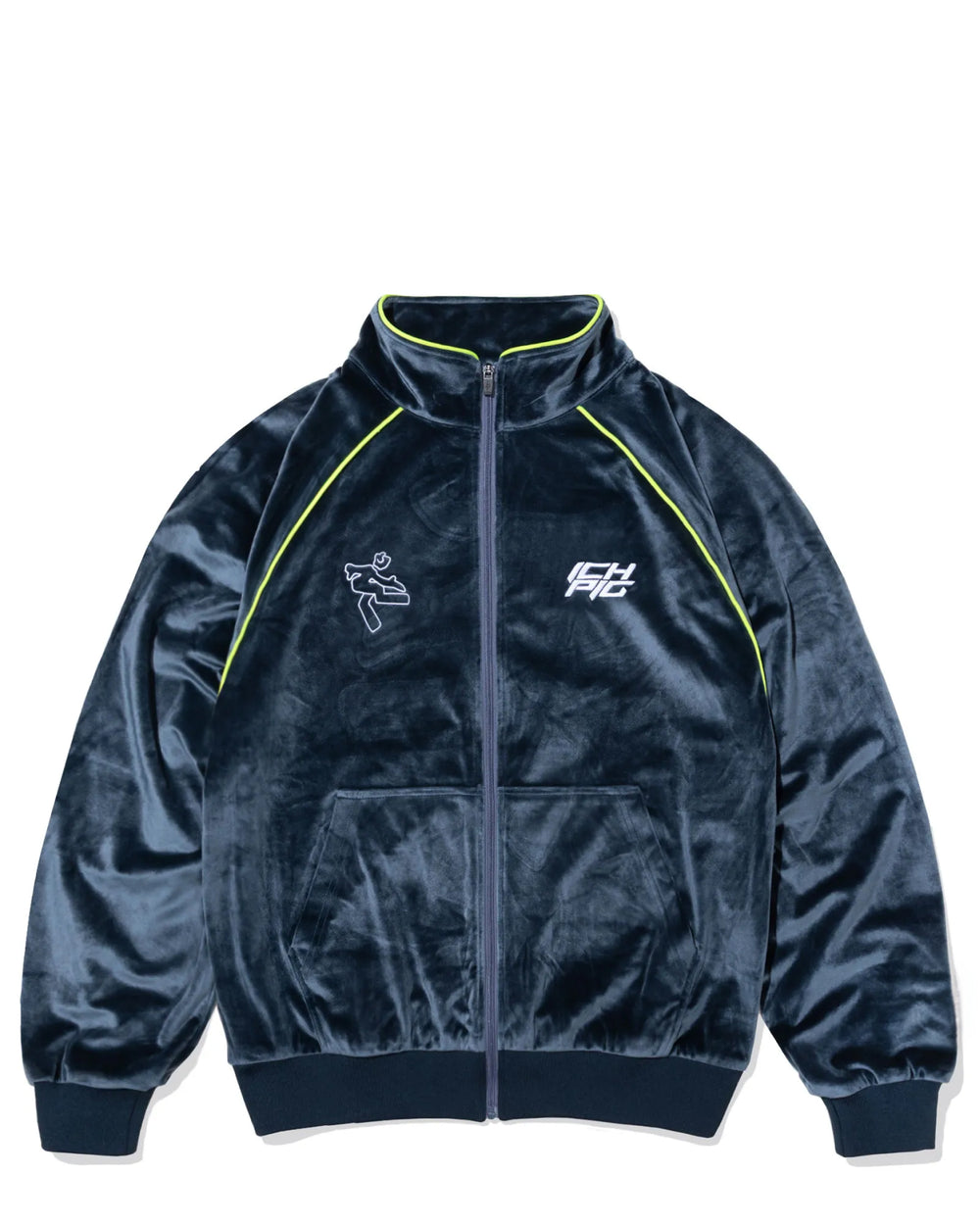 Breaker Velour Jacket - Steel