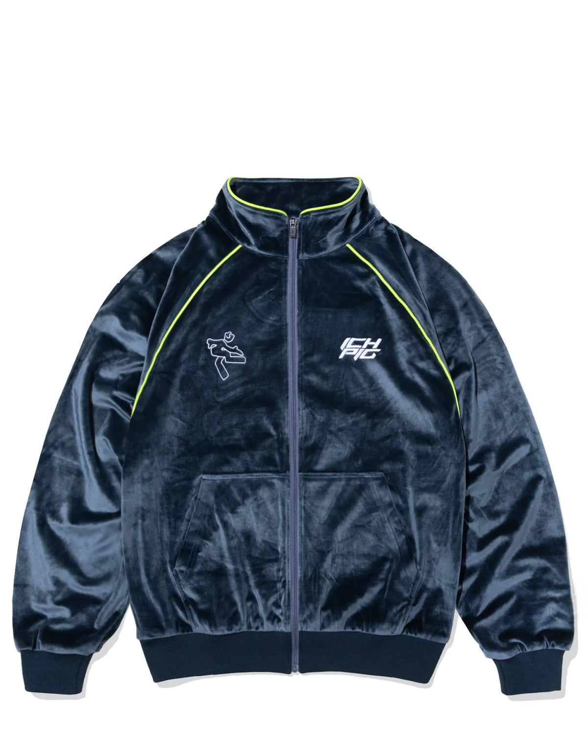 Breaker Velour Jacket - Steel