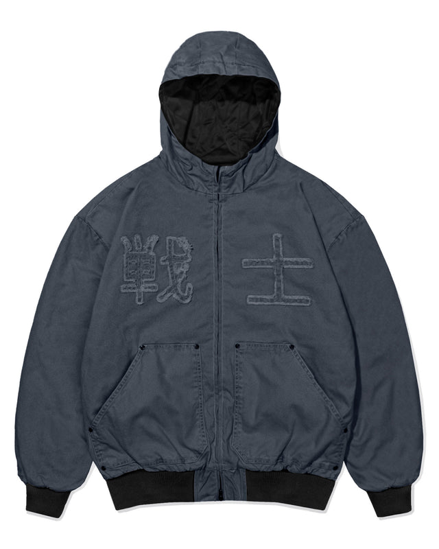Warrior Canvas Jacket - Vintage Black