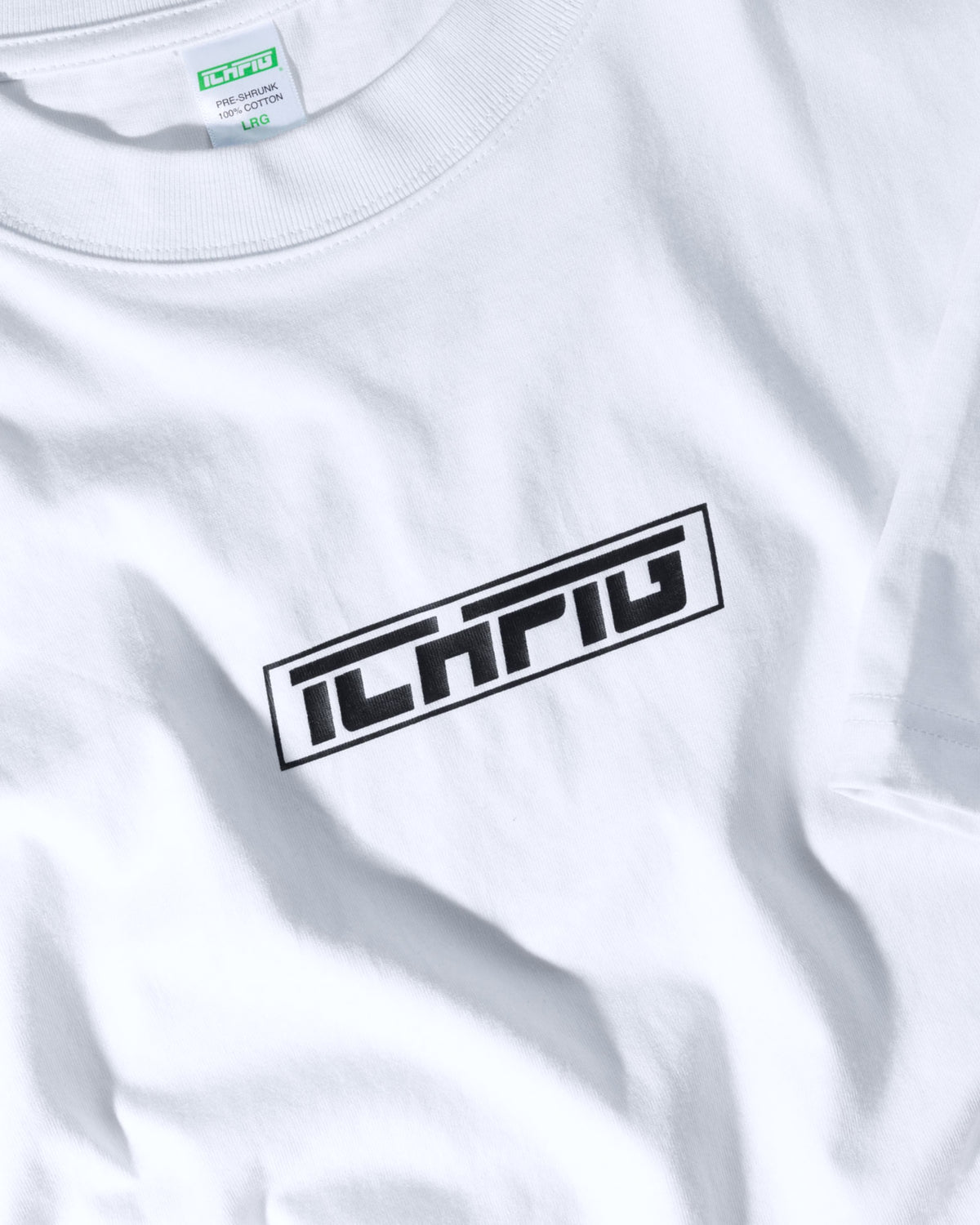 Strike Logo Tee - White / Black