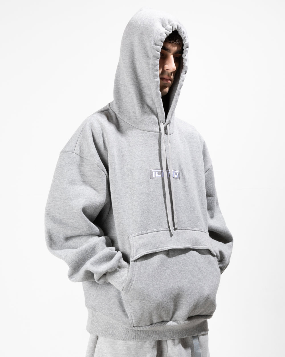 Strike Anorak Hood - Grey Marle