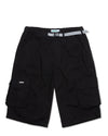 Cargo 3/4 Shorts - Black