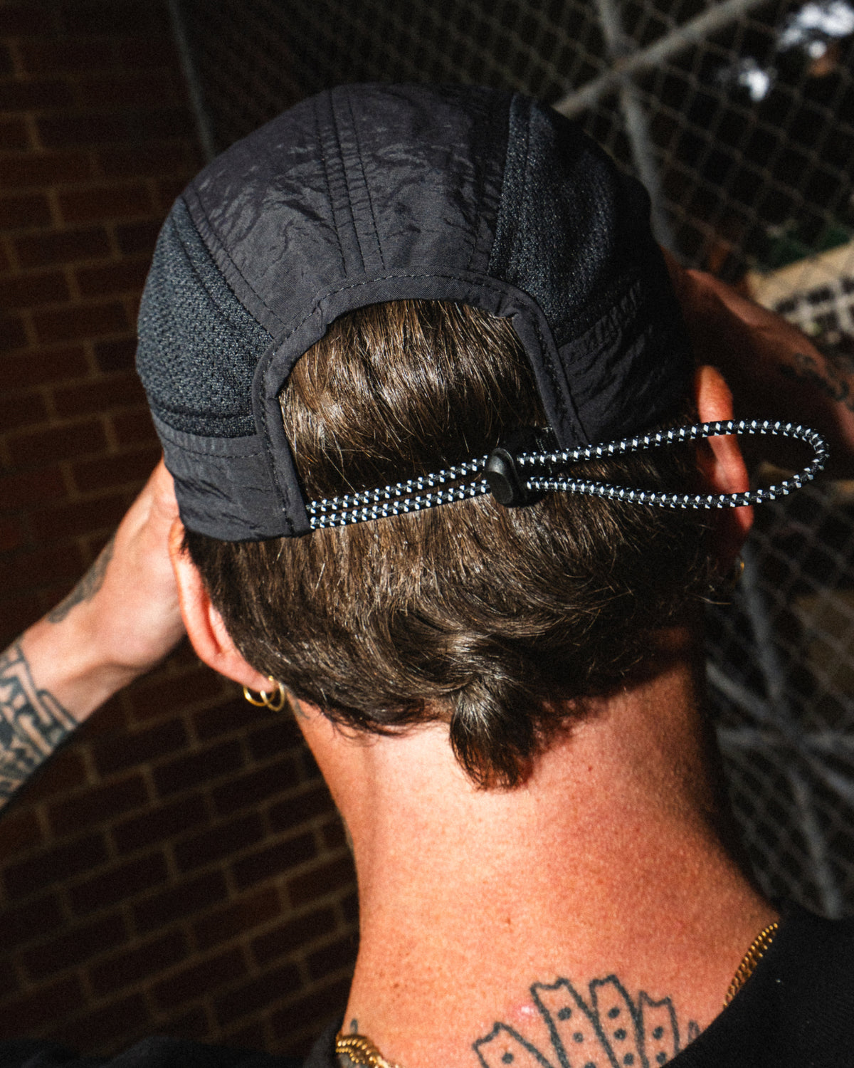 Optic Mesh Panel Cap - Black