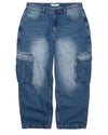 Warrior Cargo Jeans - Faded Indigo