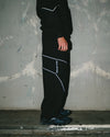 Sportsline Track Pants - Black Reflective