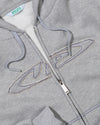 Optic Zip-Up Hood - Grey Marle