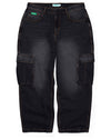 Warrior Cargo Jeans - Faded Black