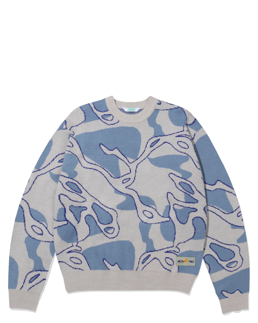 Breaker Knitted Crew - Marine