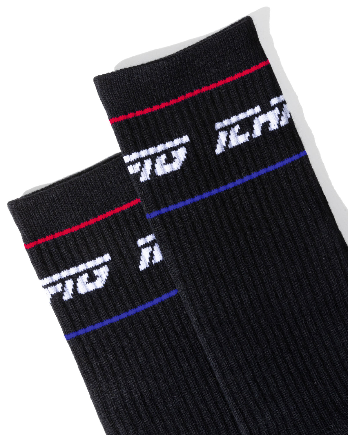 Strike Calf Socks - Black / Red / Blue