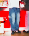 Warrior Cargo Jeans - Faded Indigo