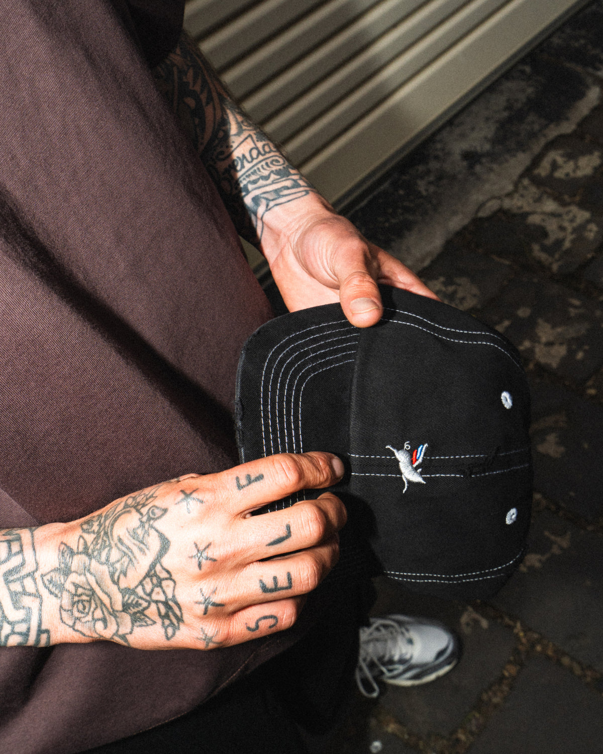 Pigasus Dad Cap - Washed Black