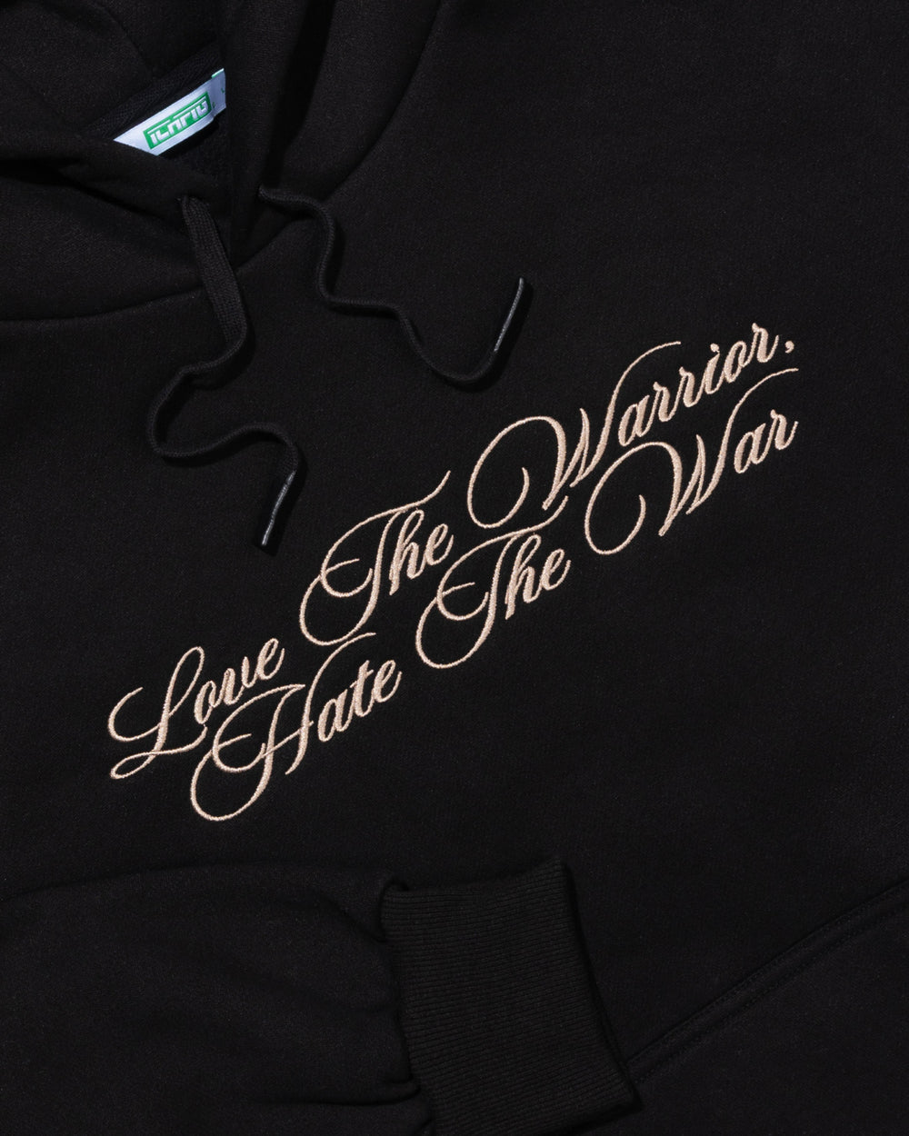 Warrior Pullcord Hood - Black