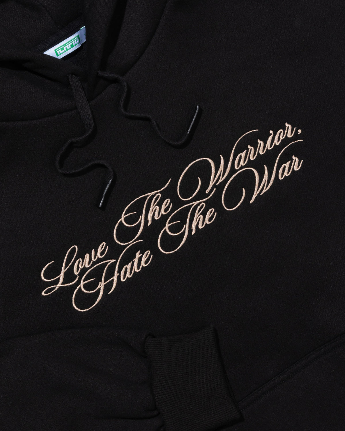 Warrior Pullcord Hood - Black