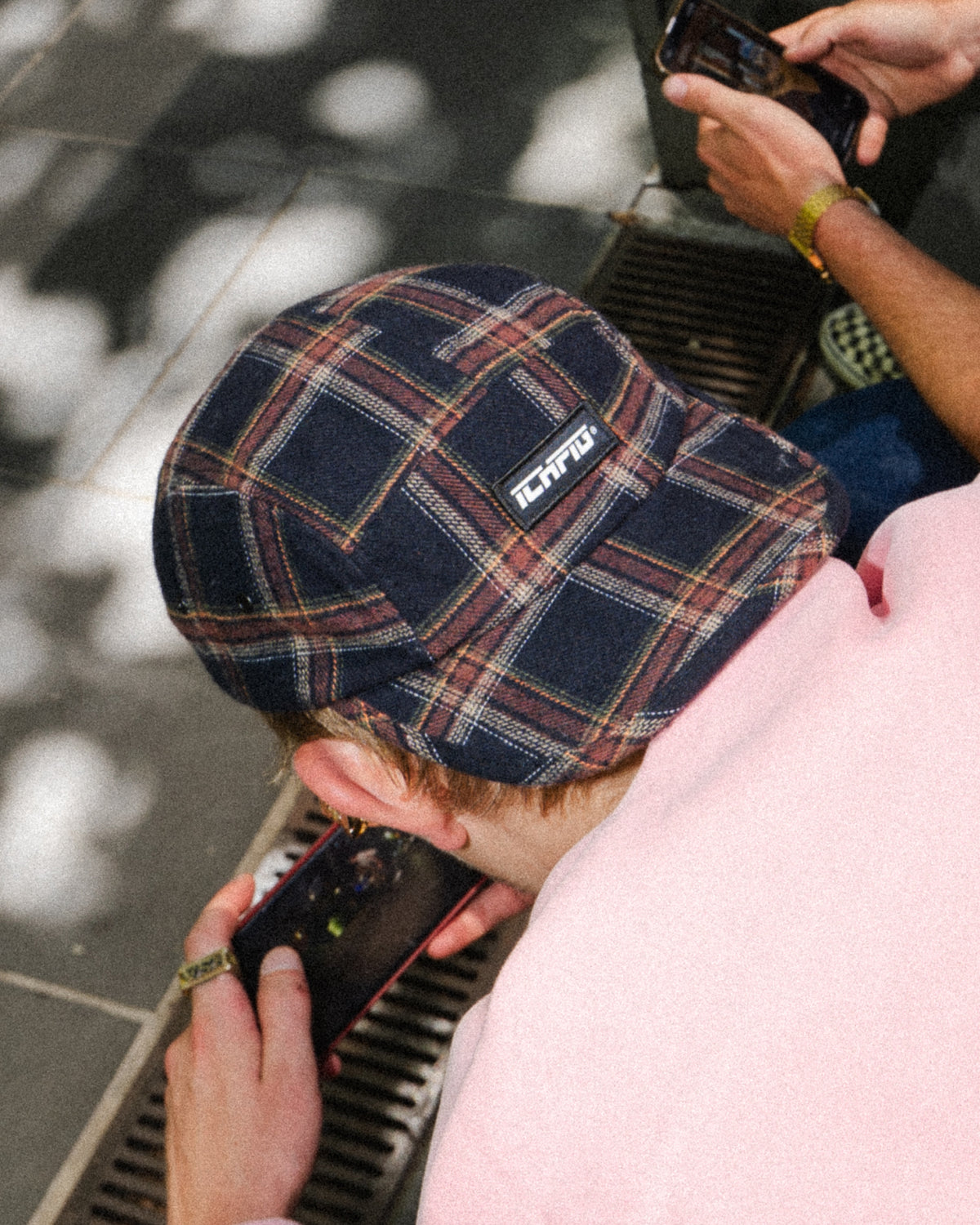 Strike Check 5 Panel Hat - Midnight