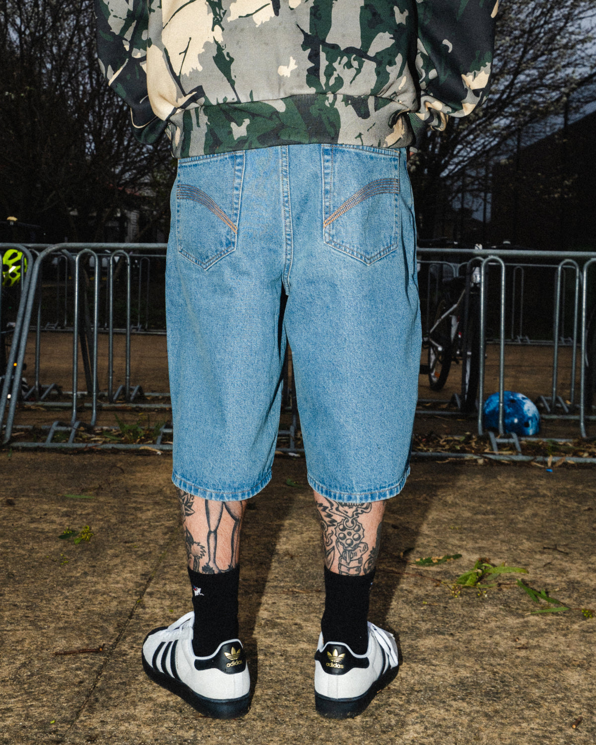 Pigasus Denim Shorts - Washed Indigo