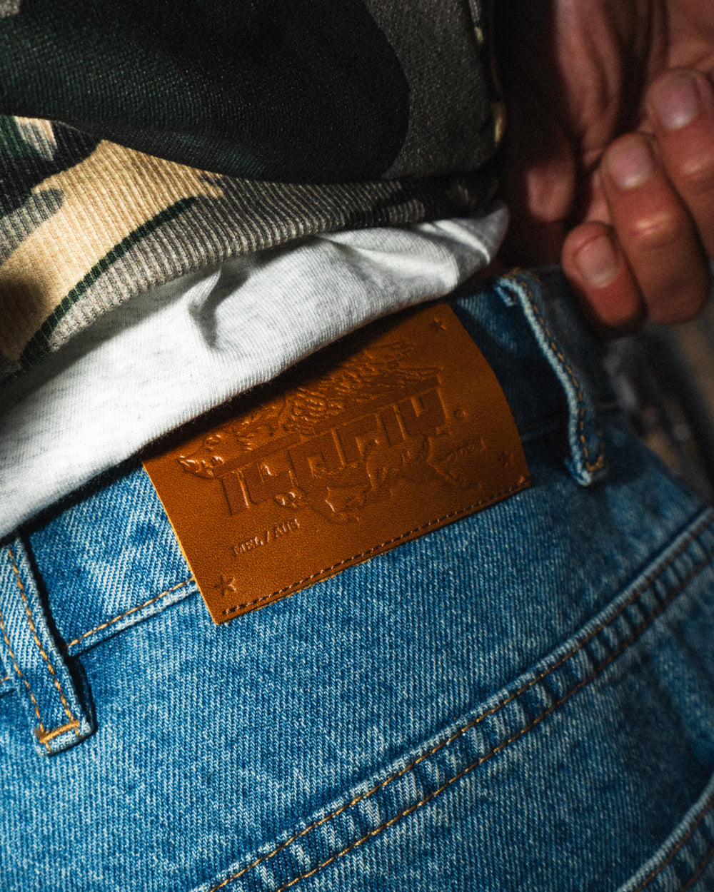 Pigasus Denim Shorts - Washed Indigo