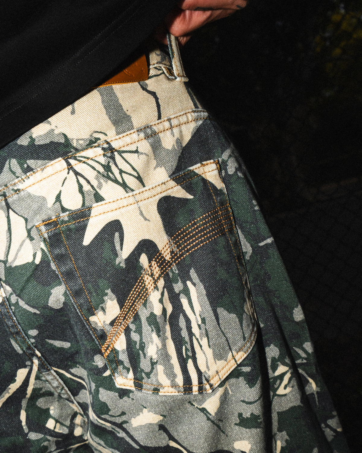 Pigasus Denim Shorts - Tree