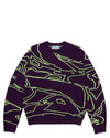 Odyssey Knitted Crew - Plum