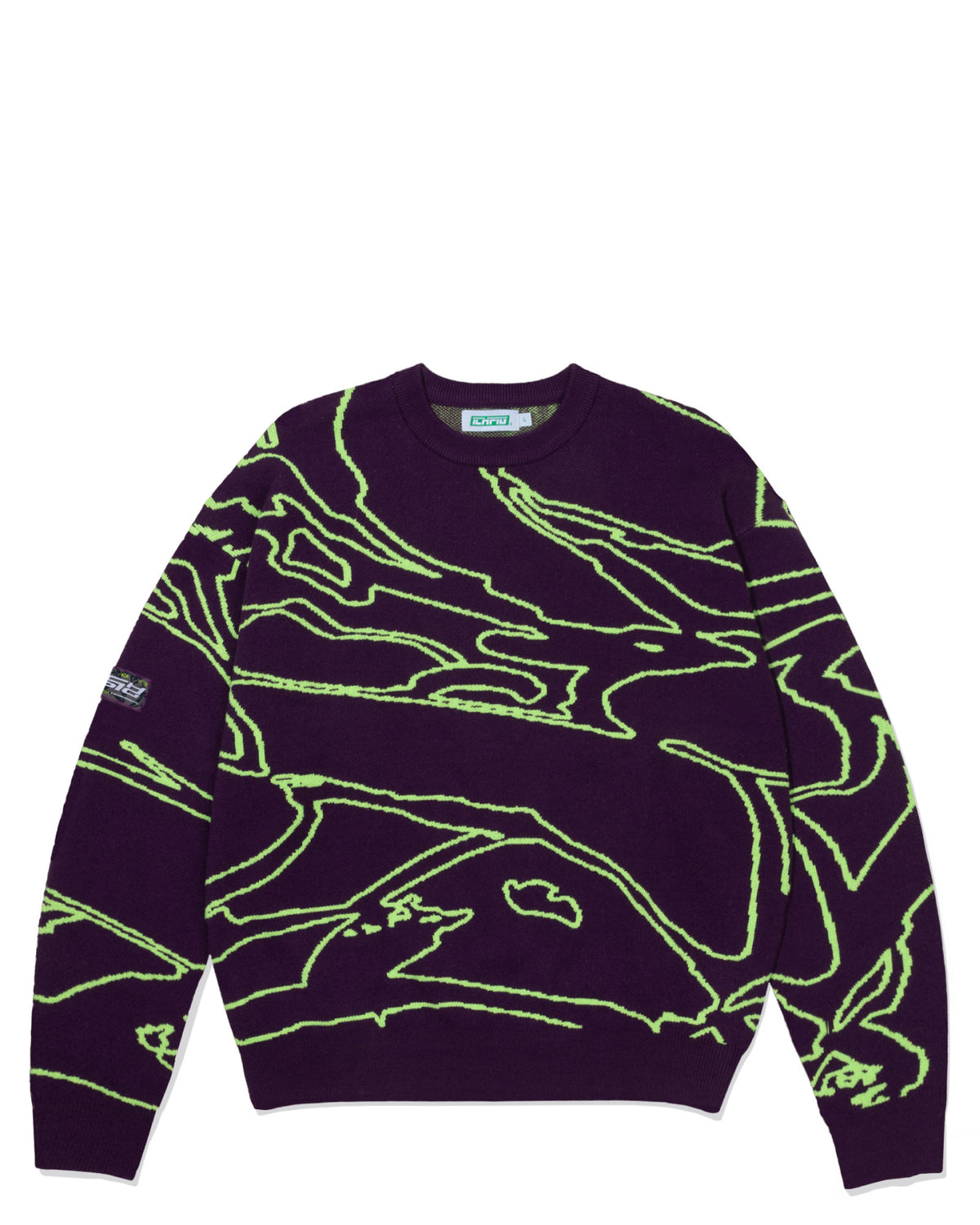 Odyssey Knitted Crew - Plum