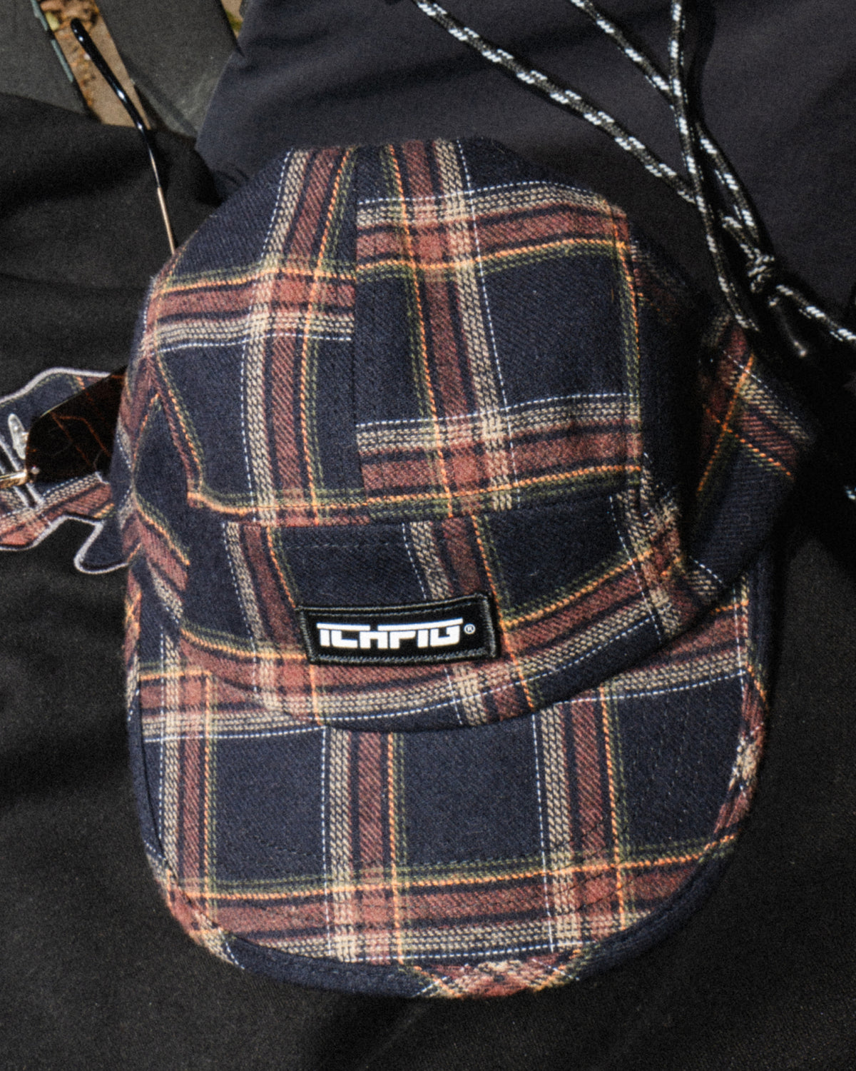 Strike Check 5 Panel Hat - Midnight